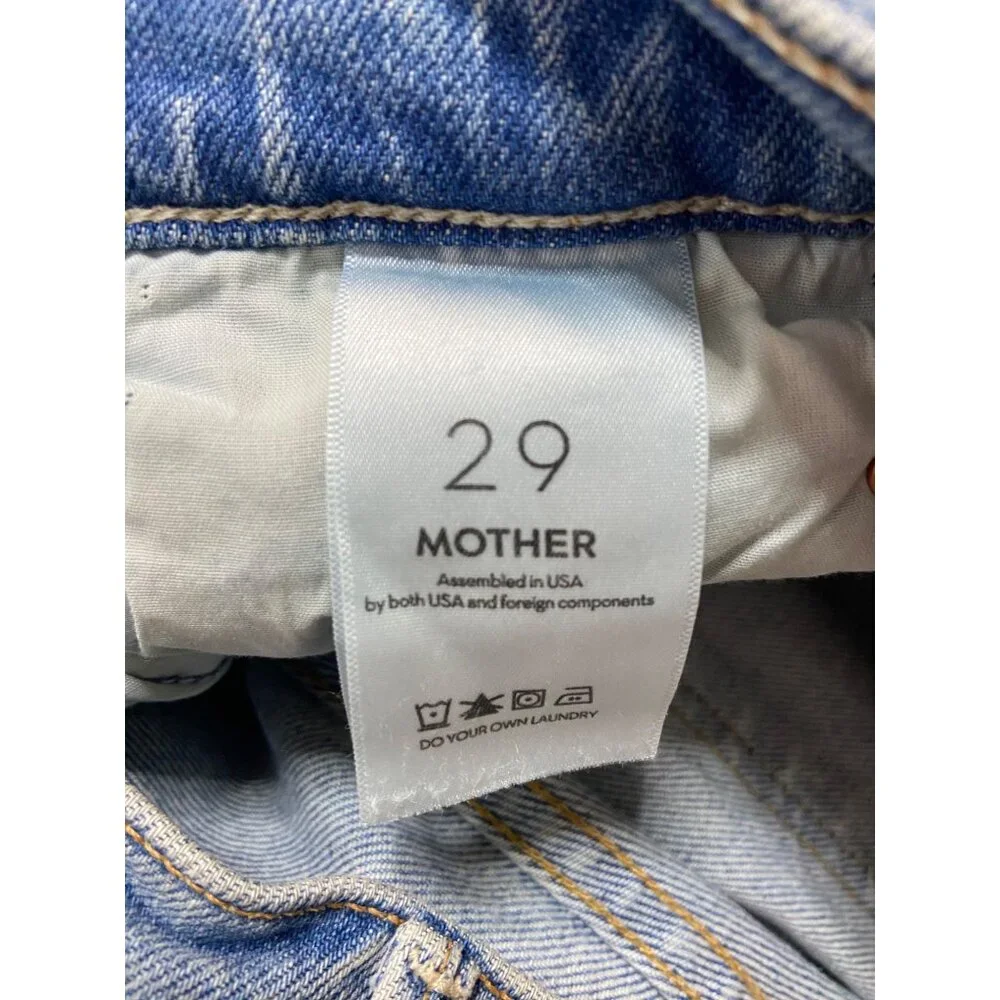NWT Mother The Spitfire Sneak I Confess Relaxed Fit Baggy Jeans-sz 29 - Picture 11 of 14